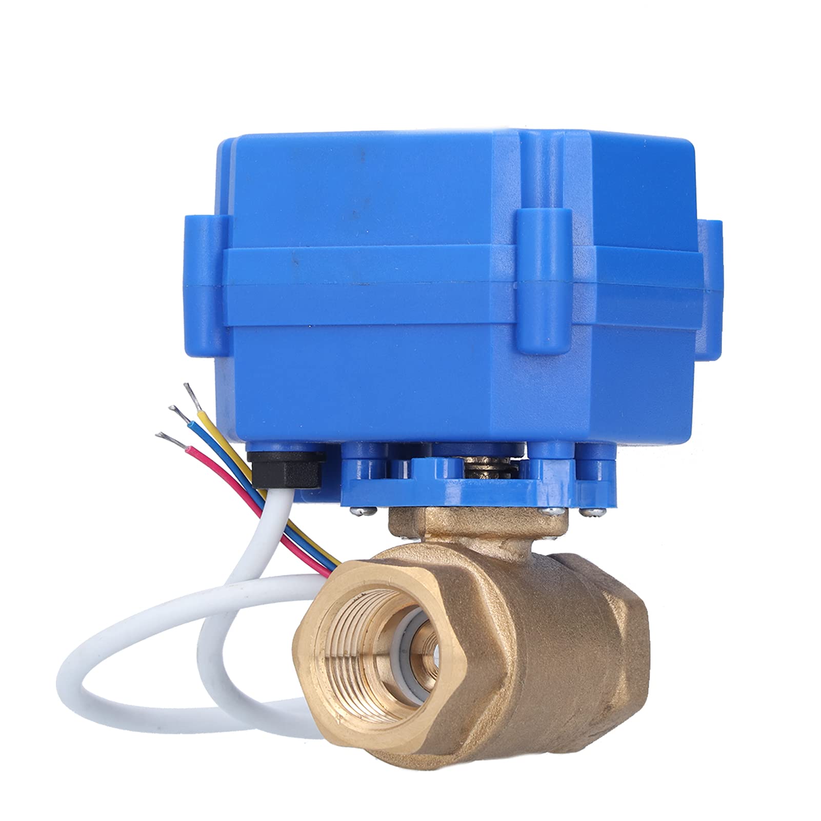Valve à billes électrique mini 3 fil DC12V vanne motorisée pour équipement hydraulique intégré