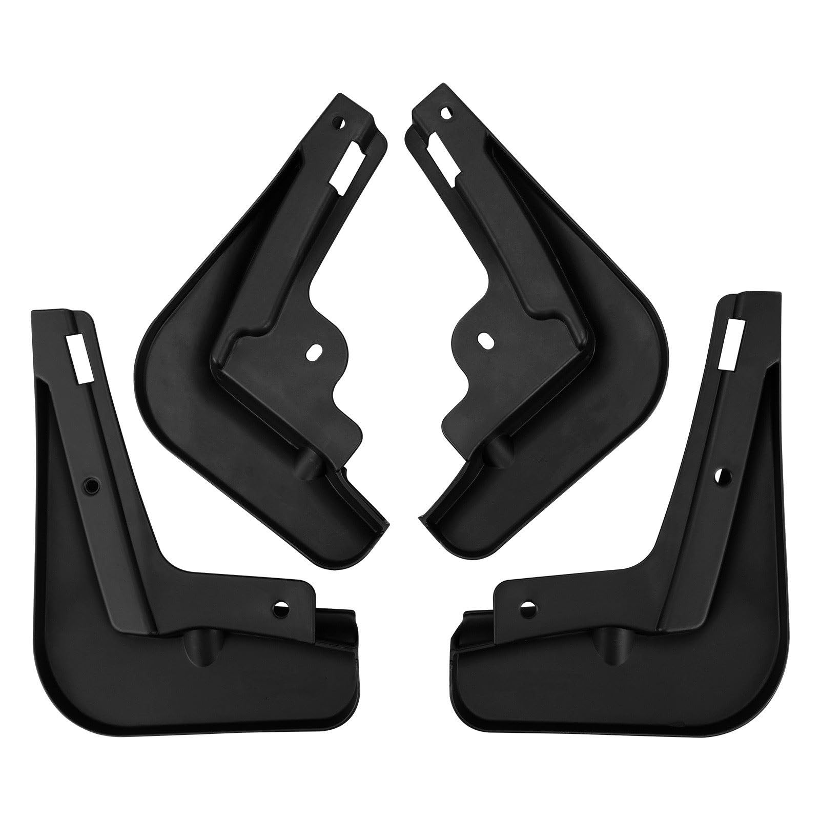 CDQSB 4 Pcs Car Mud Flaps for BYD Dolphin EA1 2021-2025, Front Rear Fenders Splashproof Splash Guards Mudflaps Protects Accessories