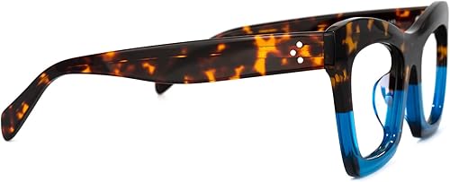 Miniatura 7 de Zeelool Gafas cuadradas de gran tamaño vintage con estilo para mujer con lente transparente sin receta Benitez ZWA035804