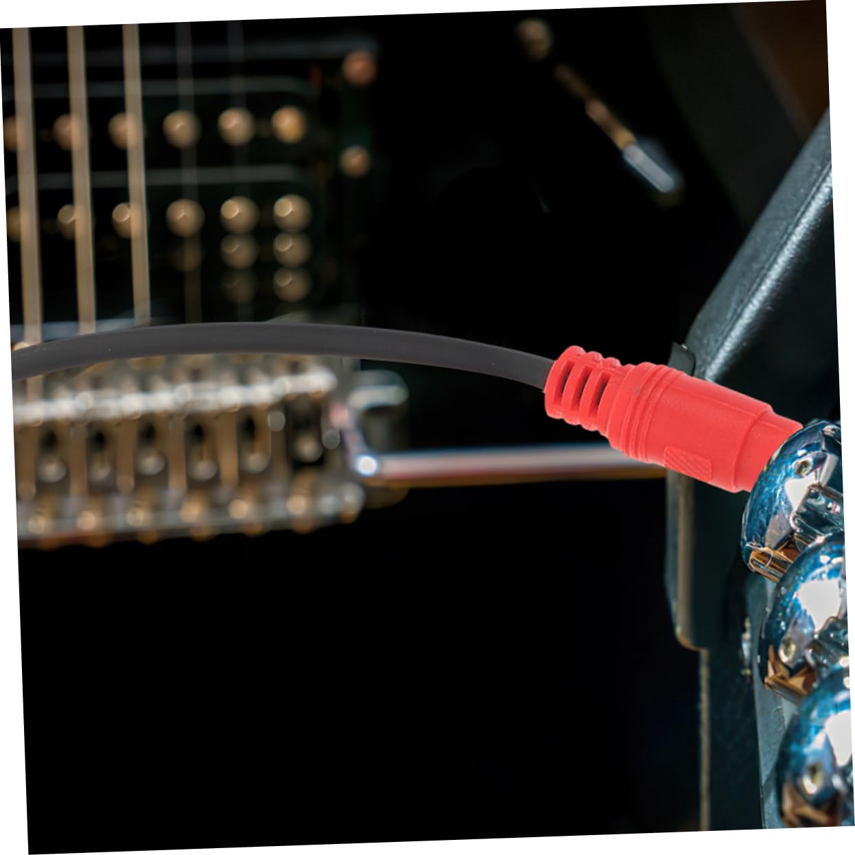 ibasenice 6pezzi Cavo Adattatore Audio Pin Midi Design Angolare Compatibile Con Chitarra Elettrica e Dispositivi Audio Trasmissione Chiara e Stabile