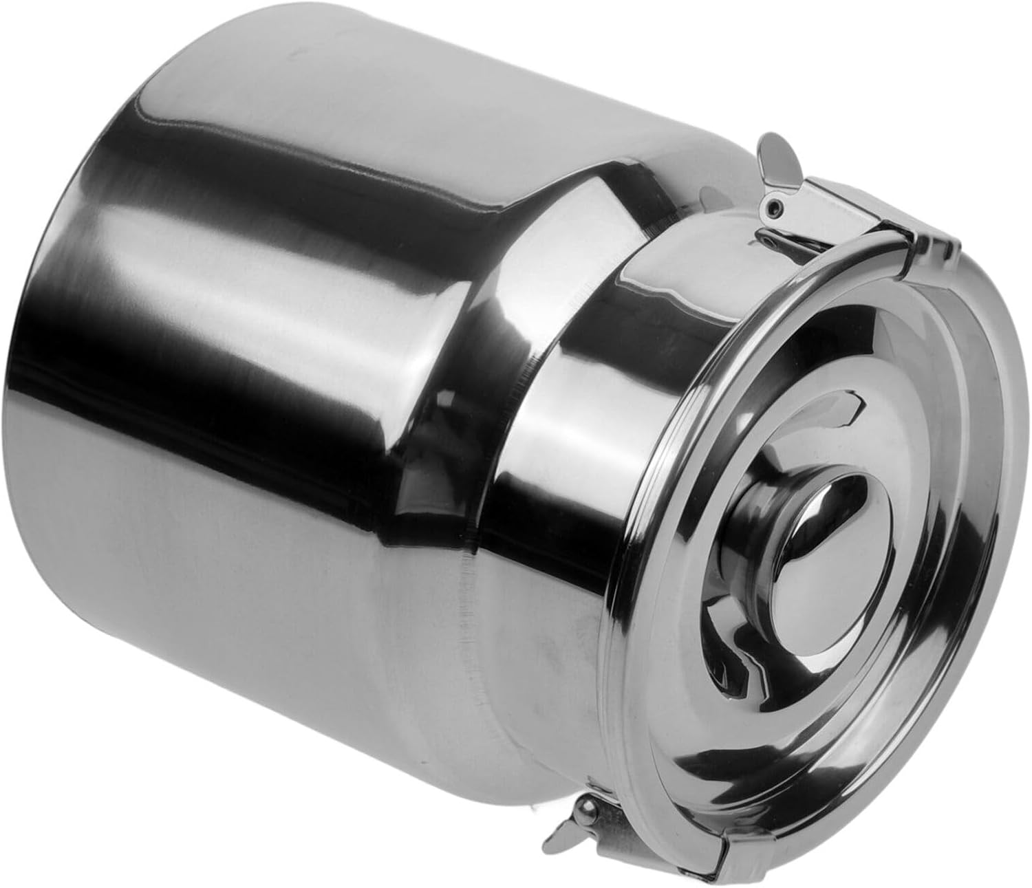 Stainless Steel Can Lid Sealed Storage Jug for Grease and Flour and Easy to Clean Kitchen Storage