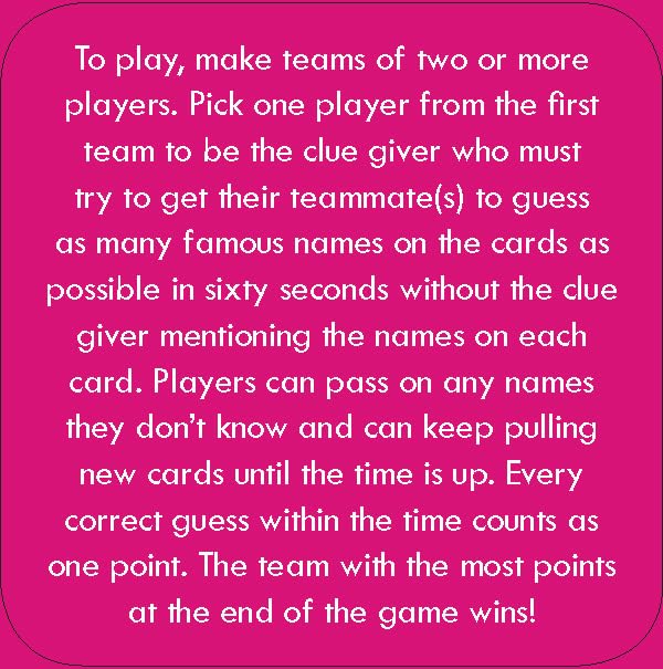 Chronicle Books After Dinner Amusements: Guess That Name! - Image 7