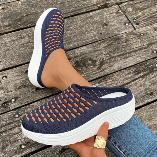 Zapatillas running mujer transpirables y playeras cómodas de exterior con suela resistente 2