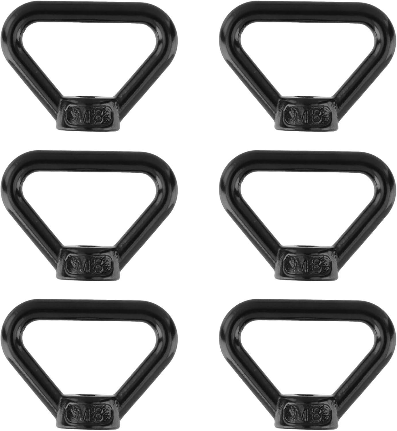Antrader Lifting Eye Nut,M8 Triangle Ring Shape Lifting Eye Threaded Nut