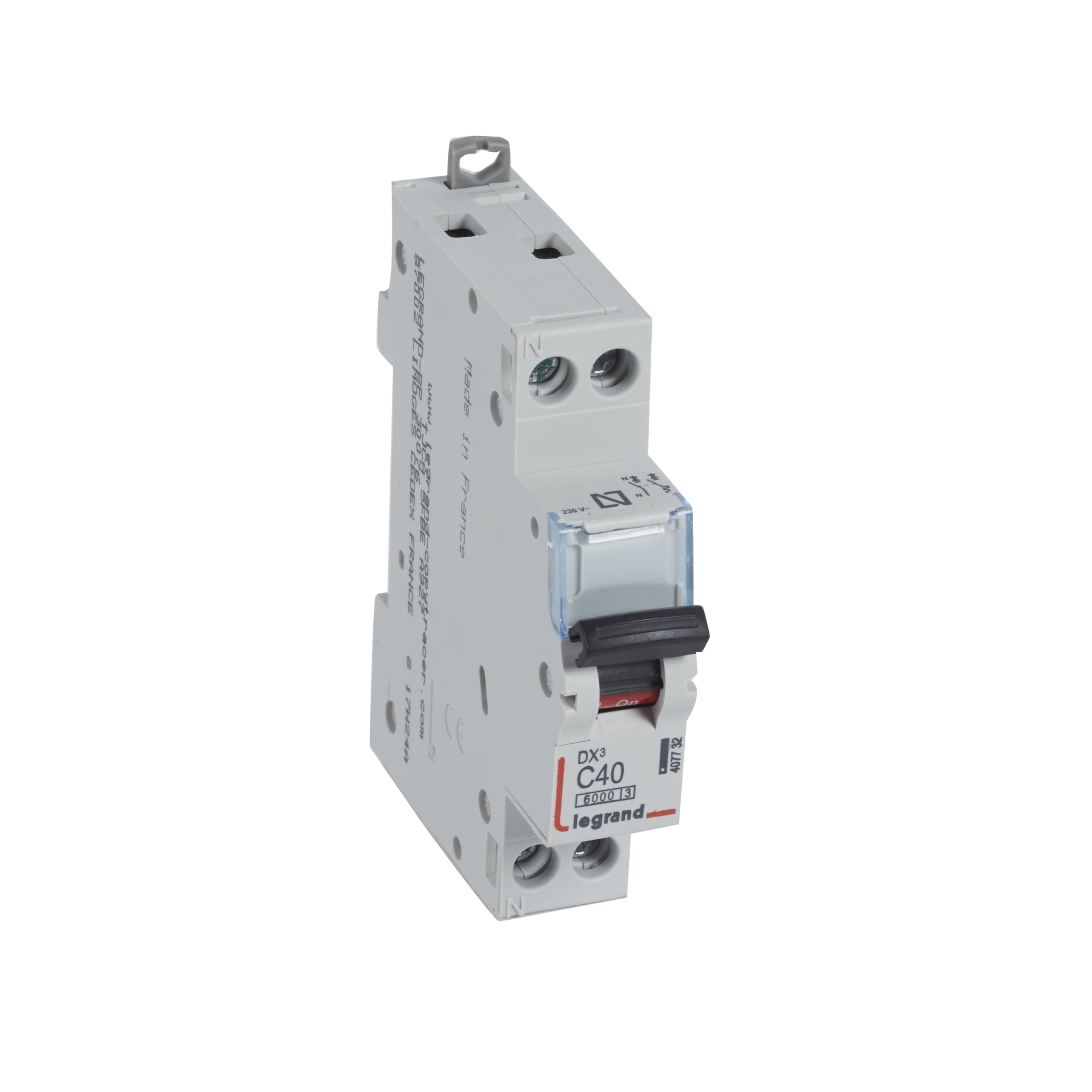 MAGNETOTERMICO DX3 P + N C40 1 MODULO