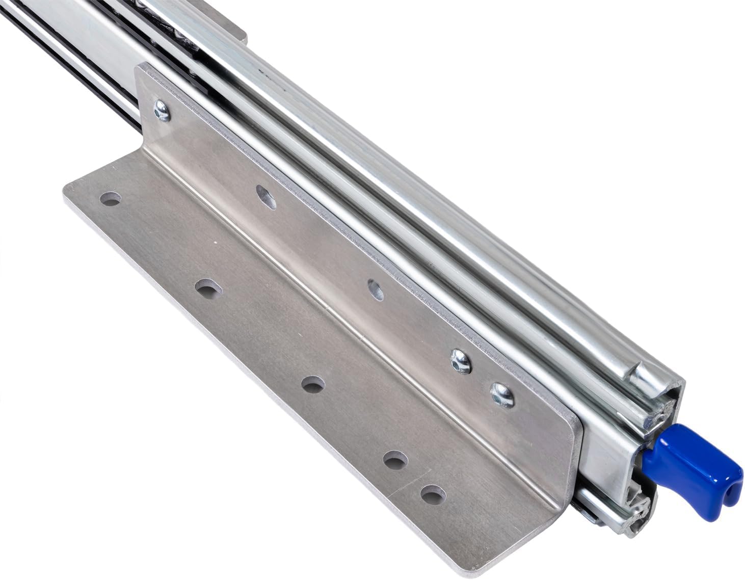 BRASOM Guide per cassetti con supporti per cassetti - Guide per cassetti da 300 mm, 250 kg, 12 pollici, Heavy Duty, bloccaggio in/fuori dal sistema di guide per cassetti, cuscinetti a sfera, sinistra