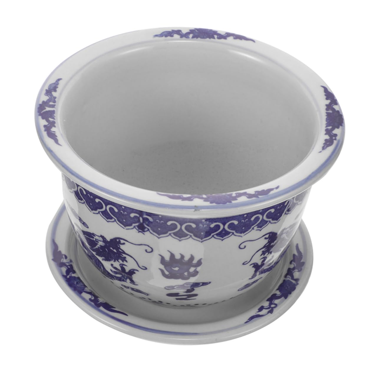 Fioriera Ceramica Decorativa Per Piante Grasse Vaso Ceramica Per Piccole Succulente Con Vassoio Design Nordic Per Casa e Ufficio