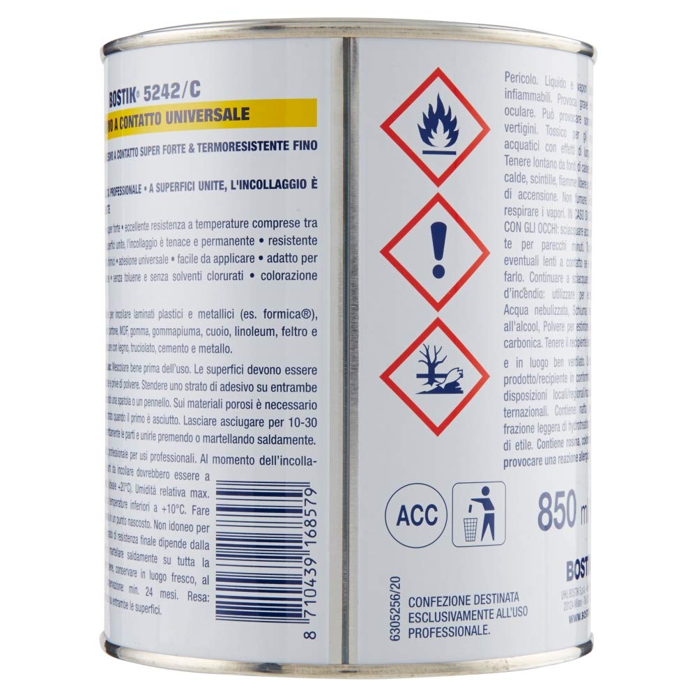 Bostik 10916 5242 ML.850, Arancione