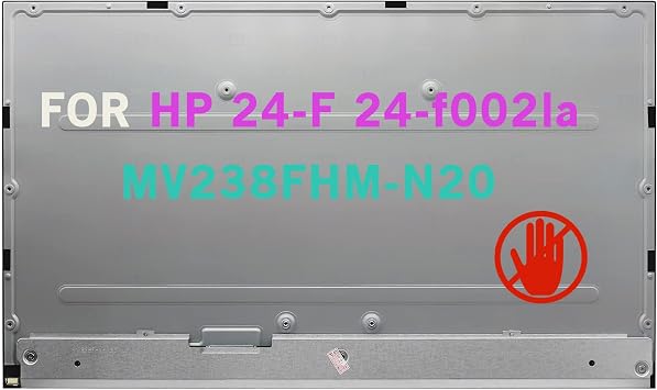 Replacement for HP 24-F 24-f002la P/N L01814-L72 23.8" Borderless LCD Screen Non-Touch Screen Display MV238FHM-N20 Non-Touch Version