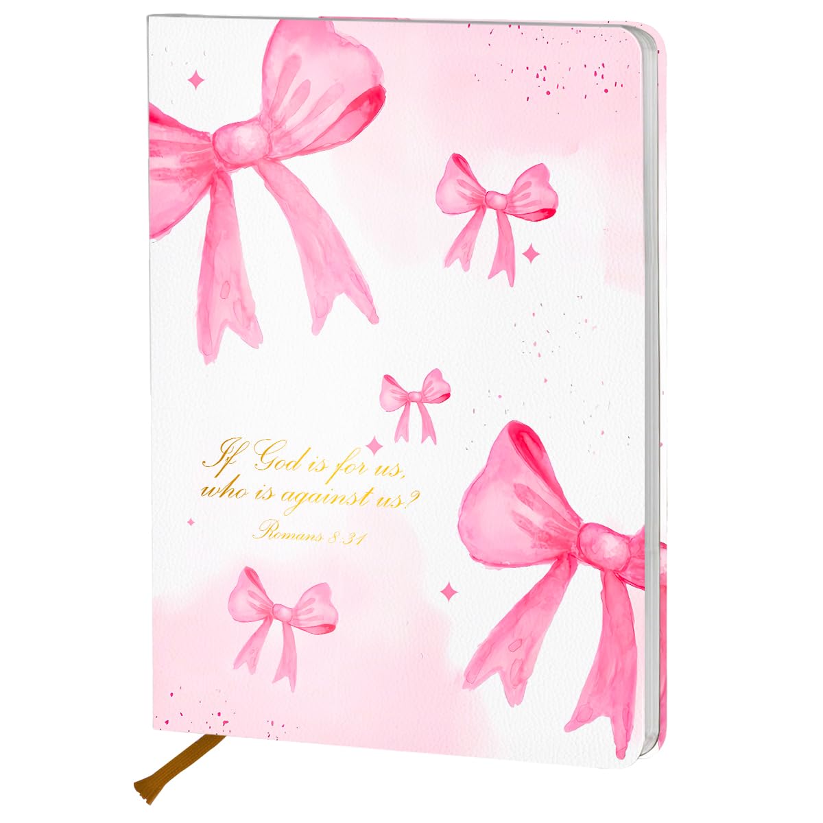 Bloc-notes Preppy Bow à coque rigide et affirmations positives - 7