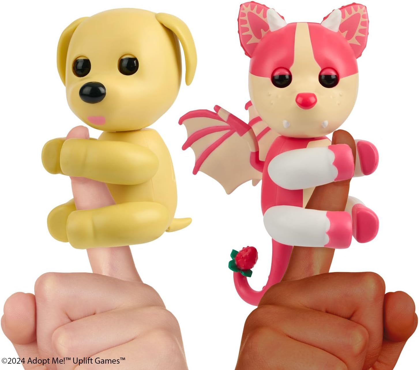 Fingerlings Adopt Me Dog + Bat Dragon 2-Pack Bundle