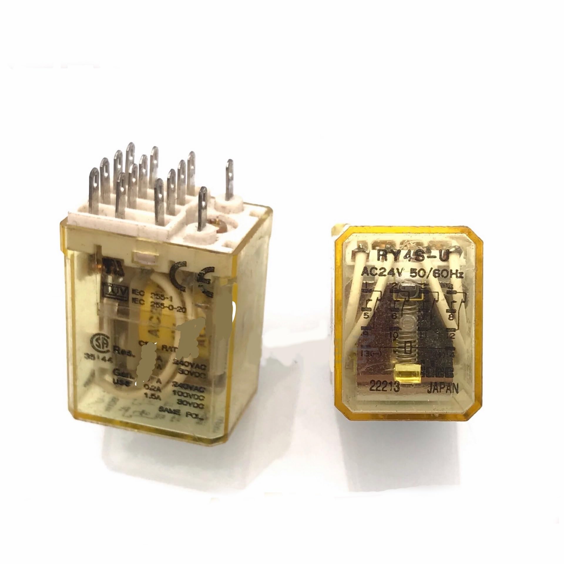 Relais 24V RY4S-U RY4S U RY4SU 24VAC AC24V 24V 14PIN 5Pcs