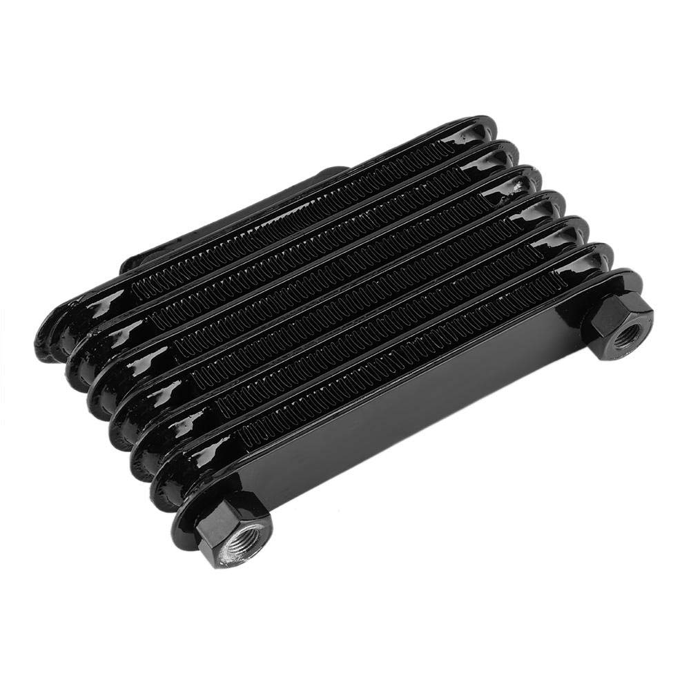 KIMISS Ölkühler 7 Reihen Universal Motor Ölkühler Kühler Kühler für Dirt Bike ATV
