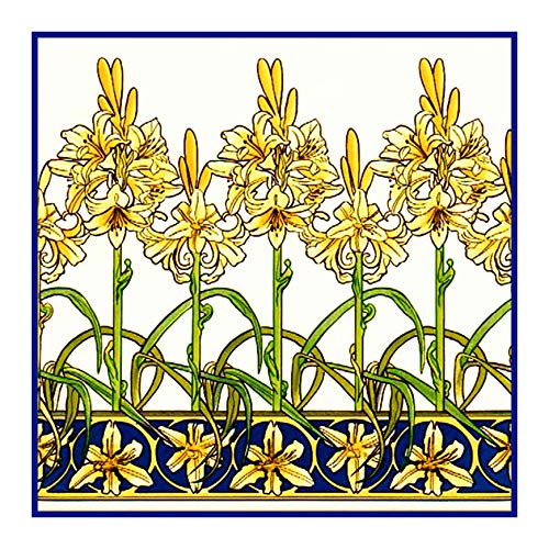 Orenco Originals Victorian Lily by Alphonse Mucha Counted Cross Stitch Pattern