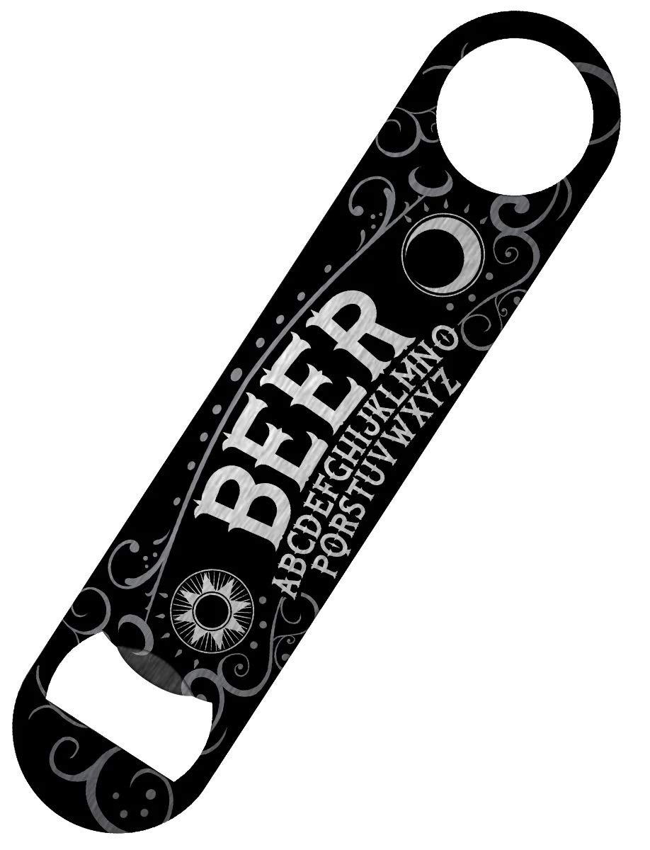 STC StoresLarge Stainless Steel Bar Blade Bottle Opener ~ Various Designs (Ouija)