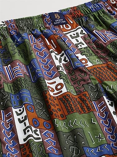 Image of Urban Scottish Men's Multicolor Cotton Lounge Pants- USPJ2309