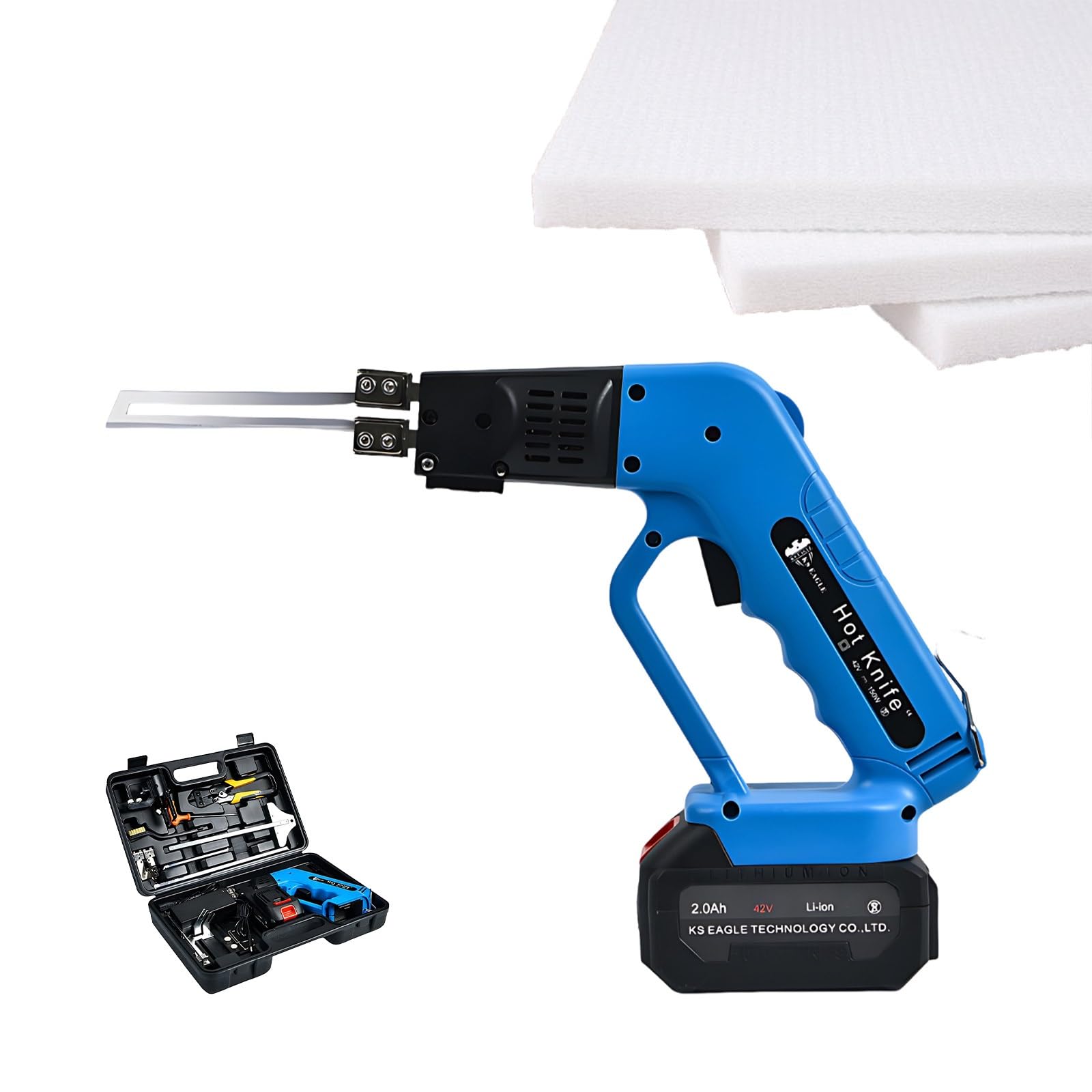 Cortador De Espuma Cuchillo Caliente Cortador Térmico Espuma Eléctrico Inalámbrico Kit Corte Poliestireno Herramienta Ranurado Foam Cutter Eps Xps Epe EVA Pro