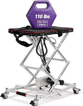Alton Portable Lift for Electric Wheelchairs, Lightweight and Foldable Electric Chair Lift, Portable Wheelchair Lift for car, Wheelchair Scissor Lift, only 25 Lbs, 4000N Motor Power, Up to 110 Lbs