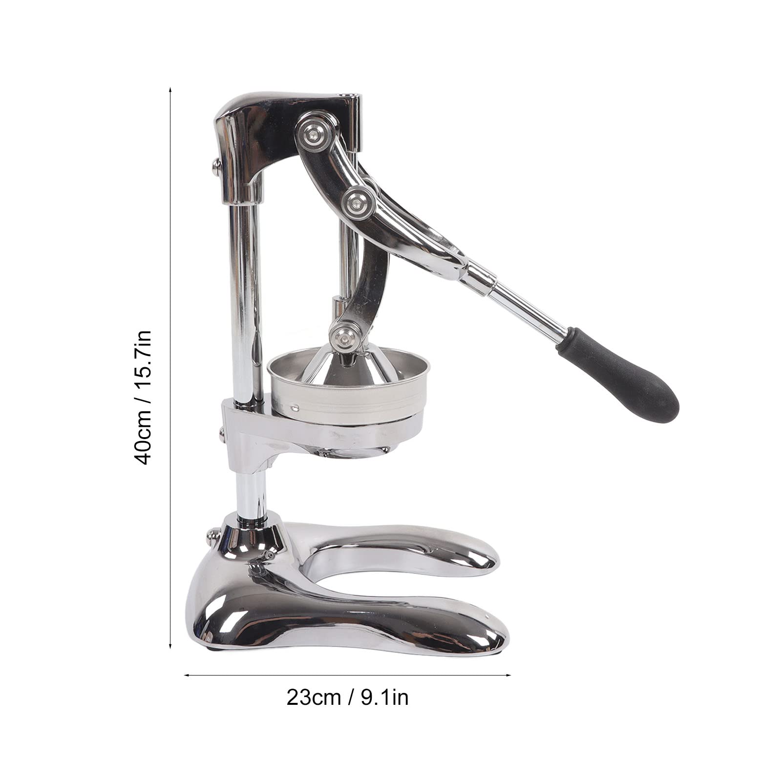 SIXRUN Prensa Manual para Exprimidor de Cítricos, Acero Inoxidable Resistente, Extracción sin Esfuerzo para Cocina y Bares Domésticos