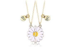 2Pcs Half Sun Pendant Necklace Bracelet Set for Women