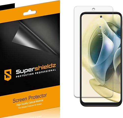 Supershieldz Paquete de 6 protectores de pantalla antirreflejos (mate) diseñado para Motorola Moto G Stylus (2022) / Moto G Stylus 5G (2022) [No