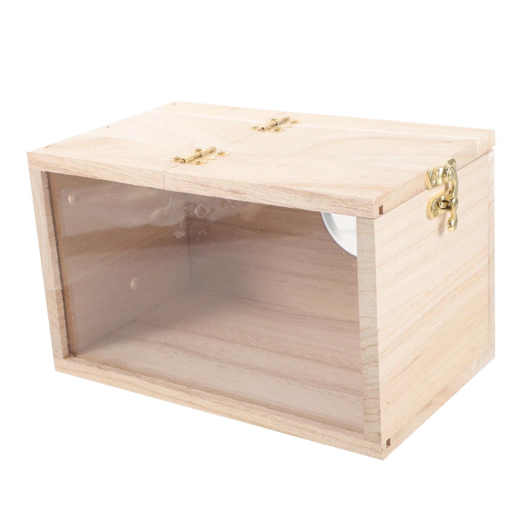 Nichoir en bois acrylique beige pour stimuler la nidification naturelle