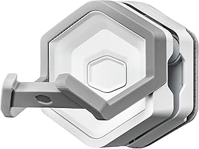 Cooler Master GEM Support for Gaming Devices (Headset, Controller, Keyboard, etc.) – Multi-Purpose Hook with Magnetic Attachment for Metal Surfaces or Non-Metal Surfaces (up to 4 mm Thick) – White