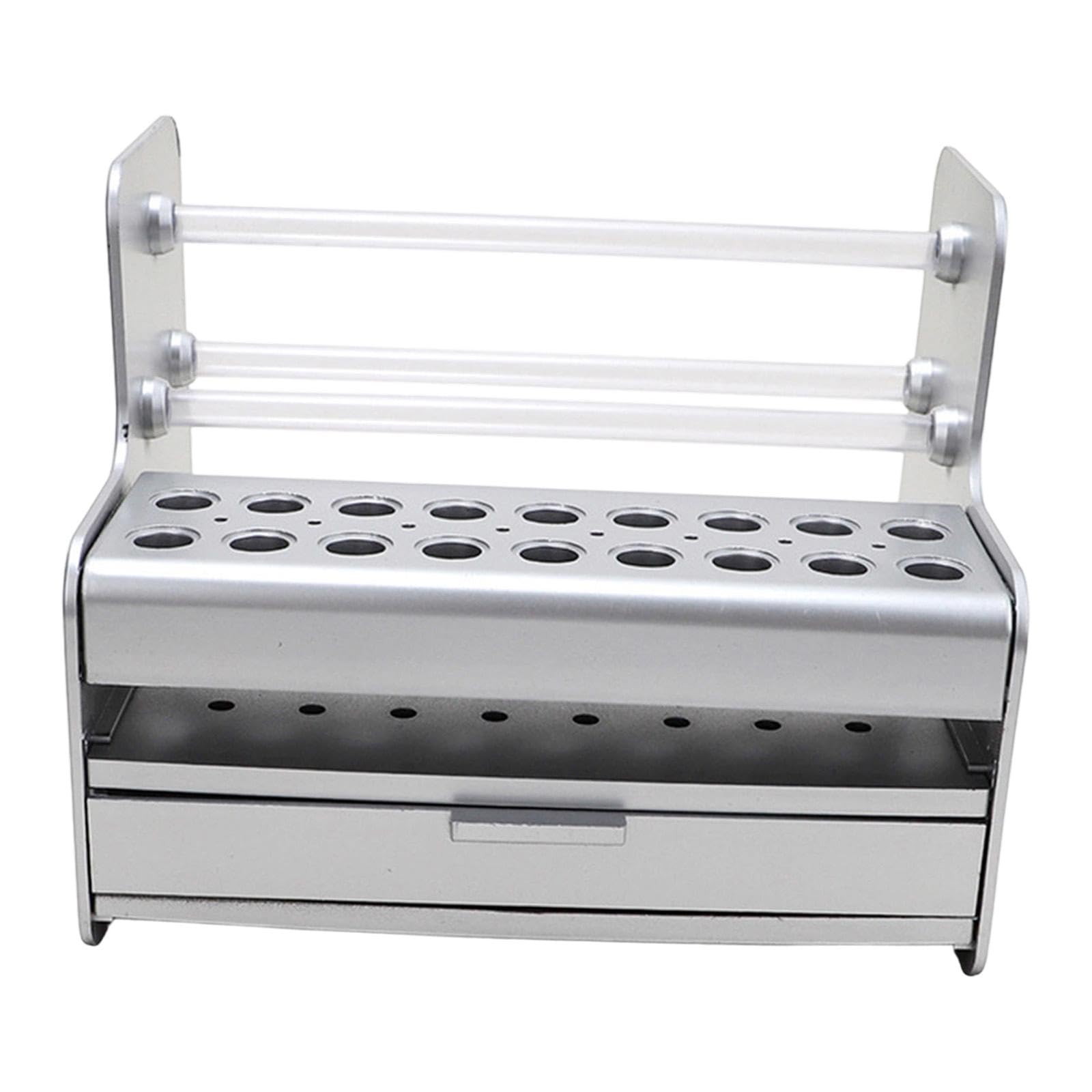 tool storage rack multifunction tool organizer for workbench workshop garage silver |home & garden