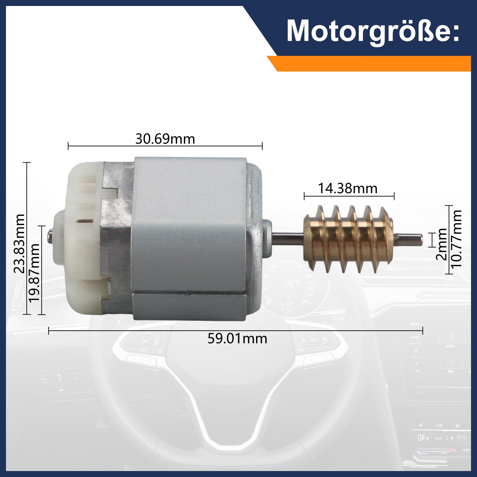 Blocco del volante motore, blocco pilastro dello sterzo attuatore di ricambio per Jeep 2015-2020 Compass MK3/Renegade MK3