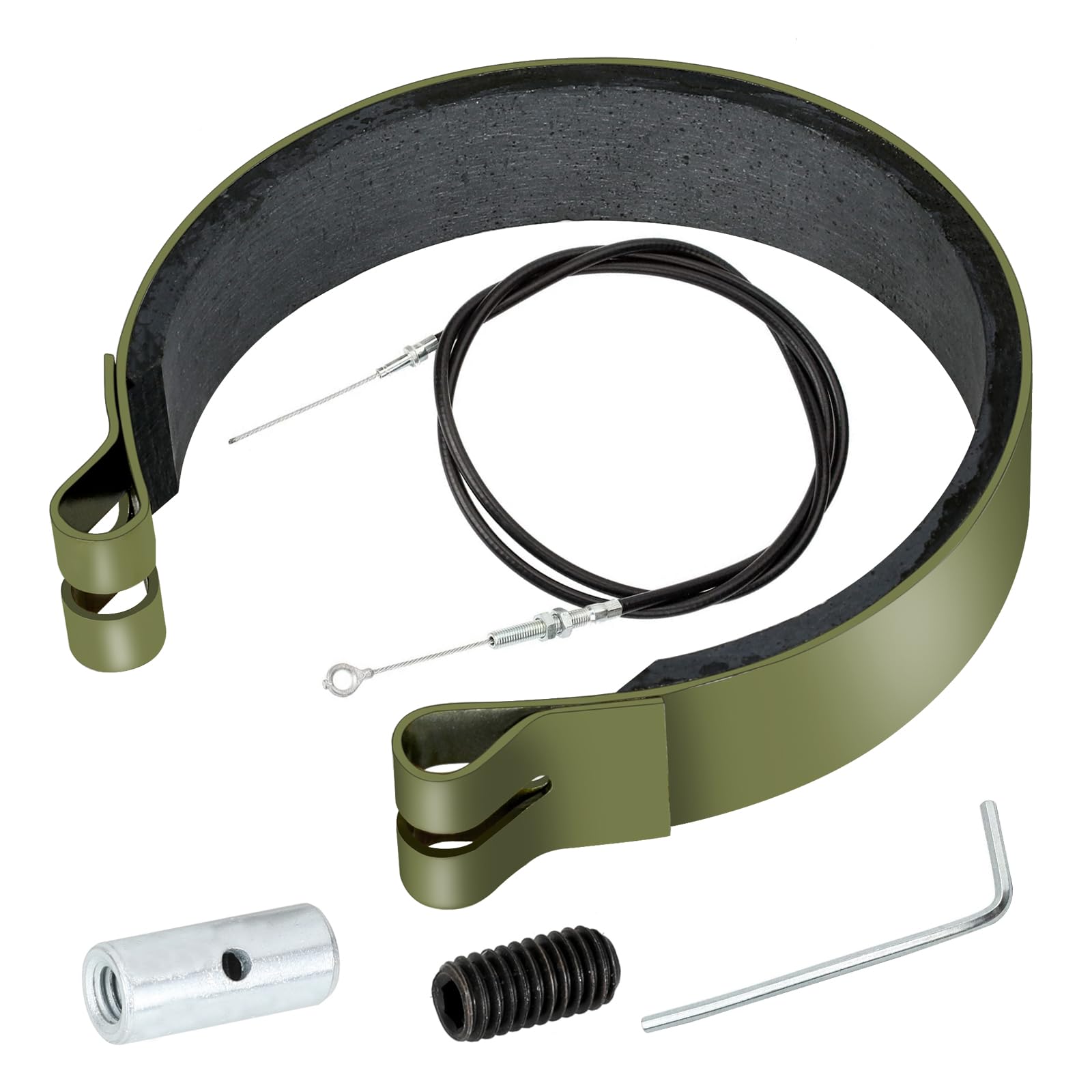 GREHUA 4" Go Kart Brake Band &amp; 71" Throttle Cable Kit Compatible with Predator 212cc 196cc GX160 GX200 6.5hp Manco Bandit Critter 1492 4316 297 Azusa 2251-B Yerf-Dog Yard Cart Mini Bike ATV Parts