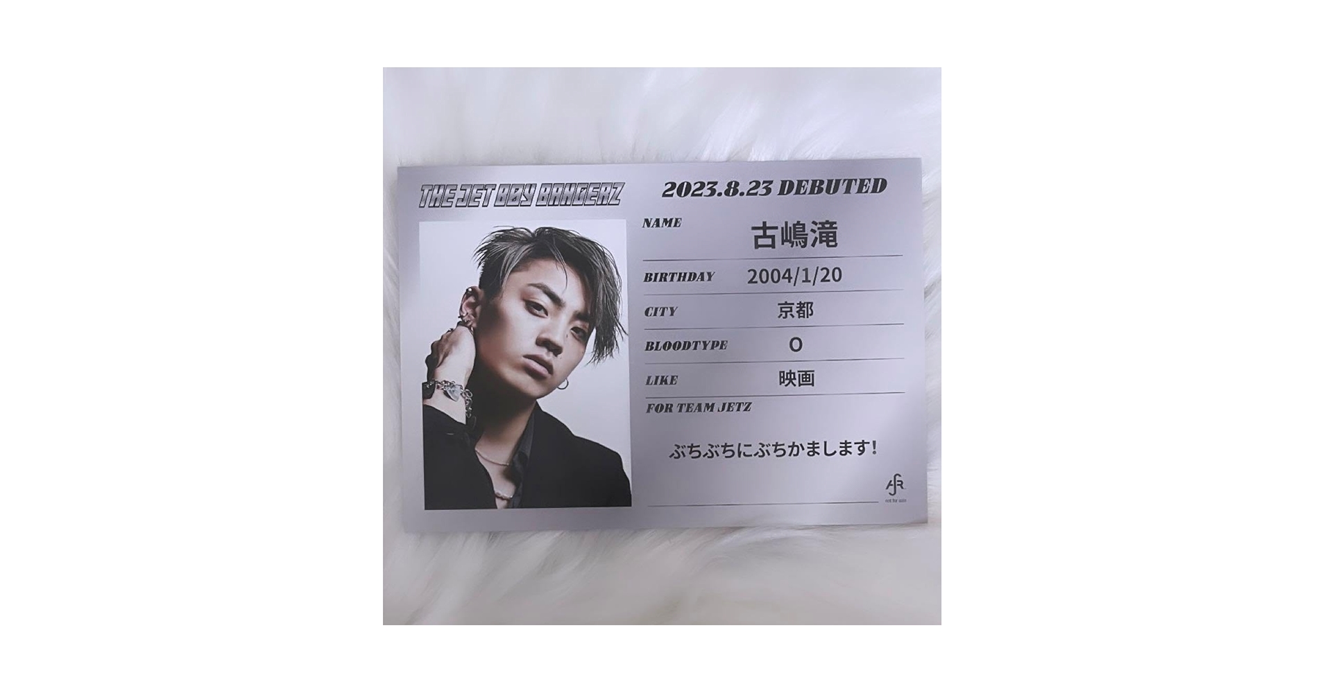 Amazon.co.jp: 古嶋滝 プロフィールシート チェキ風カード IDシート