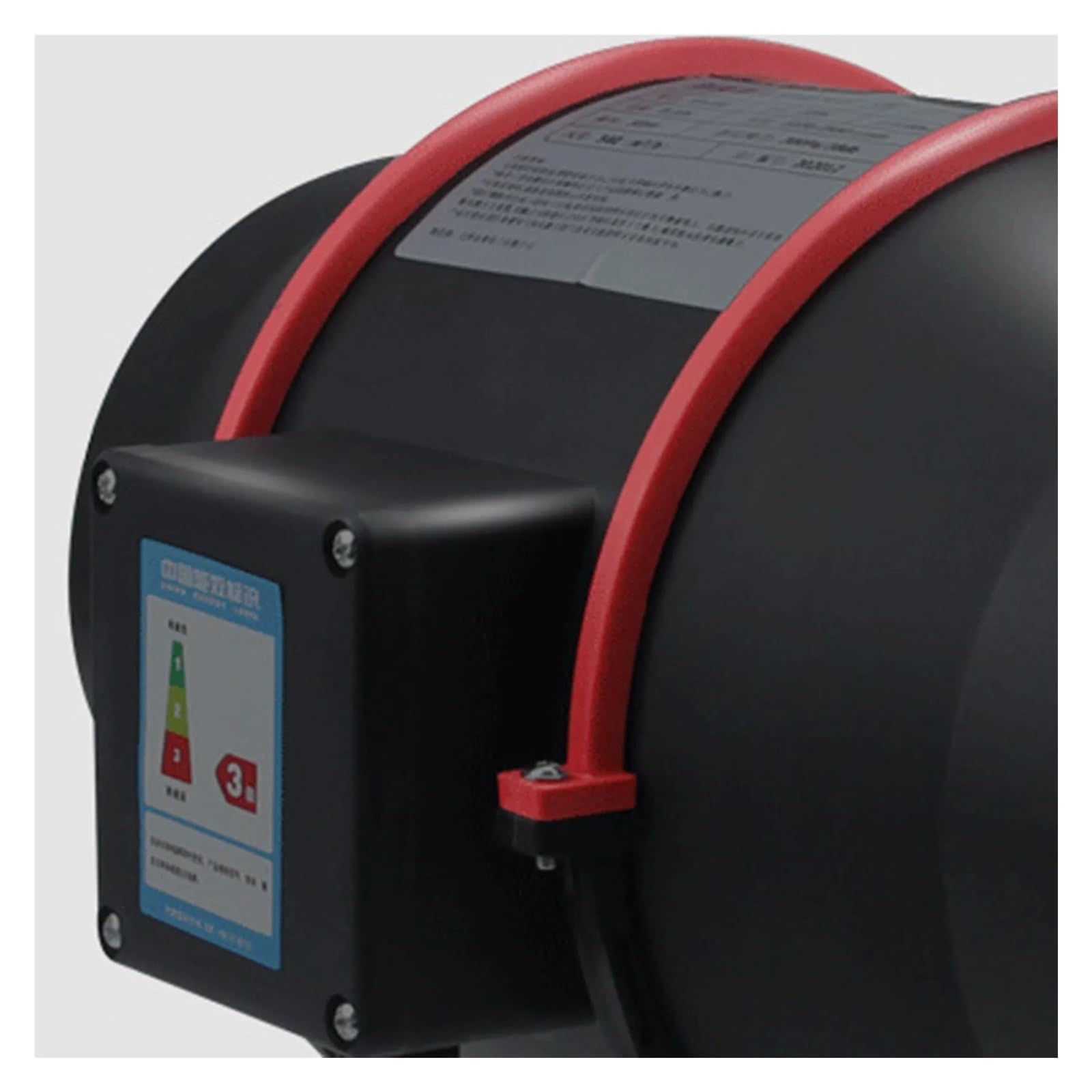 Ventilador de Extracción, 1 Uds Ventilador De Combustión Ventilador En Línea De Flujo Mixto Con Control De Velocidad De 100mm Con Control De Velocidad Variable Ventiladores De Escape Silenciosos De Al
