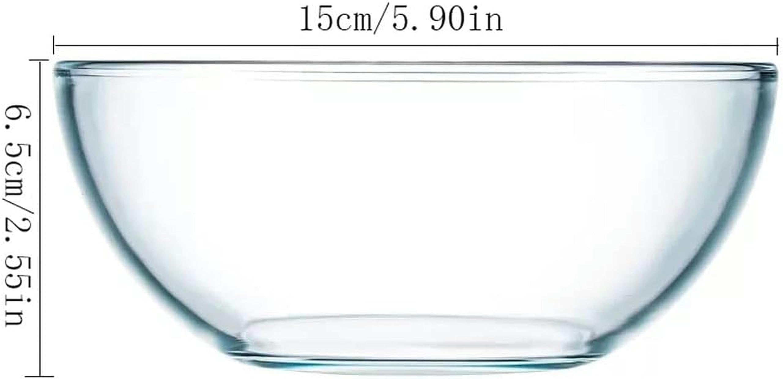 Saladier, bols à pâtes, bol à salade de fruits transparent, bol à dessert de légumes, bol en verre trempé de cuisine à domicile, bol de ramen de fruits, bols à soupe et salades