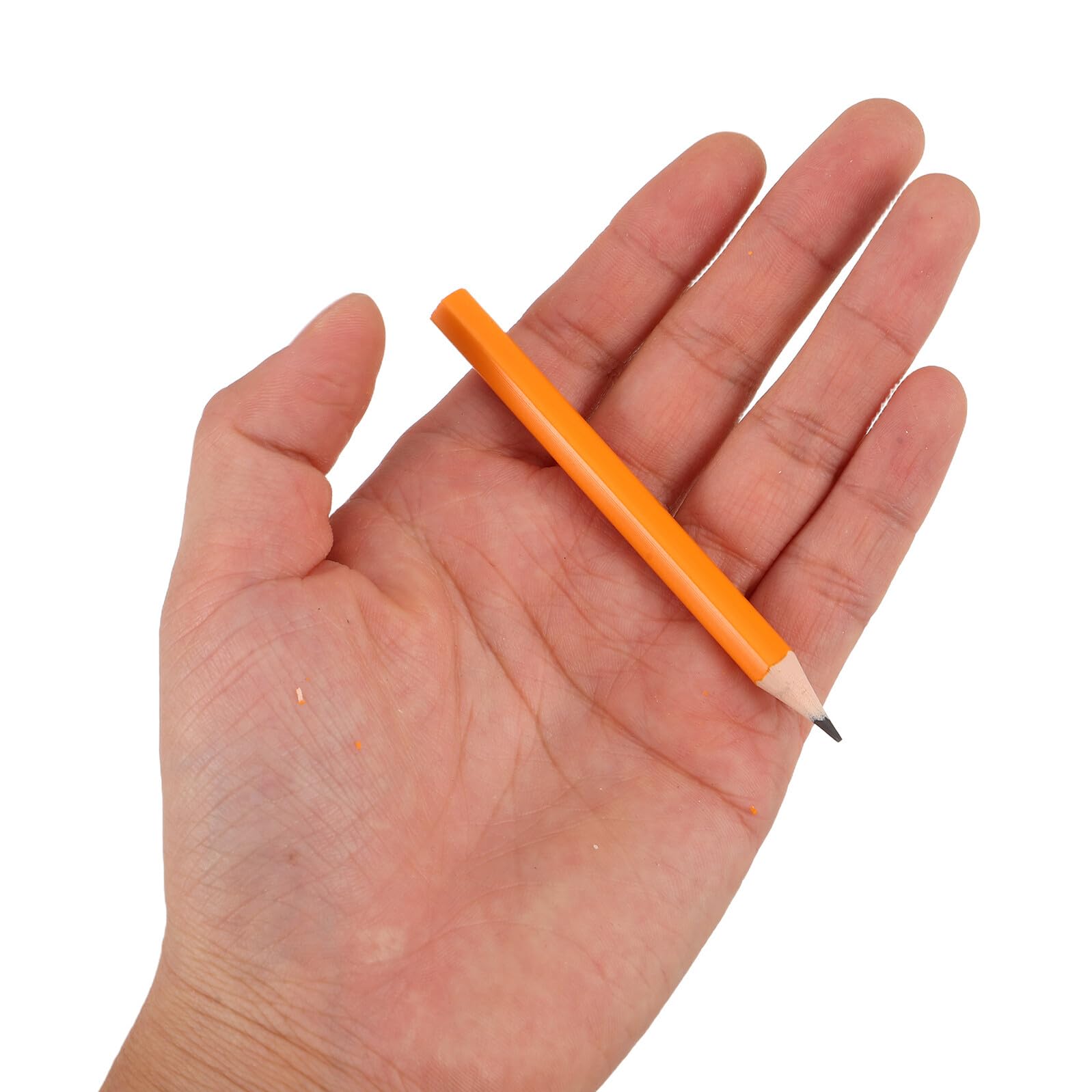Veemoon Mini-crayons Ronds Jaunes pour Garçon et Filles 200 Pièces Crayons D'écriture Courts en Bois pour Apprentissage Scolaire, Papeterie Éducative pour Débutants, Usage Maison et École