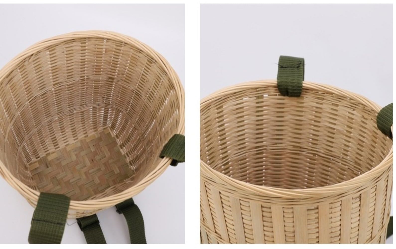 Amazon.co.jp: FryWare 竹かご 背負い籠 大容量 竹製 軽量 収穫かご 茶