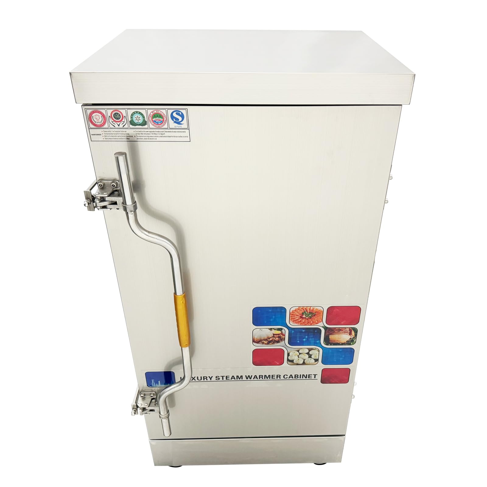 WYDDDARY Commercial Electric Steaming Cabinet 12 Trays Multi-purpose Steam Warmer Cabinet 12000W 15.7