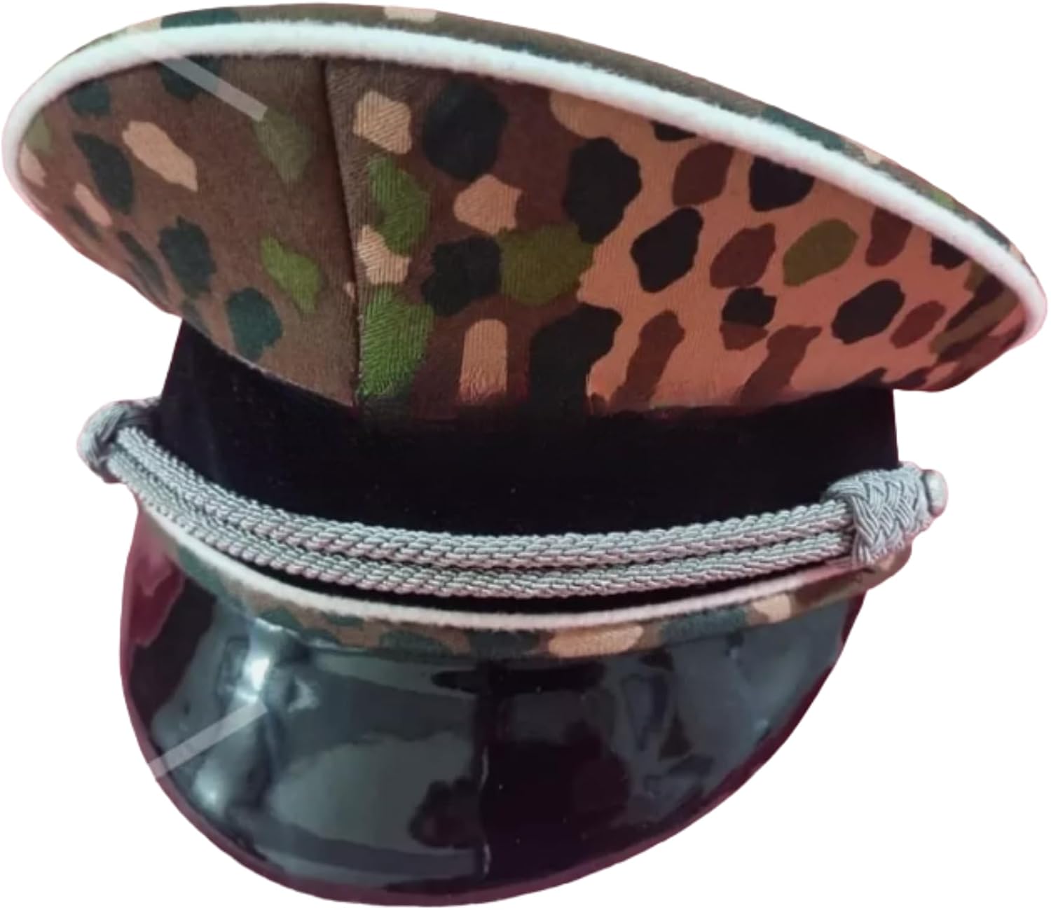 WW2 German Elite Infantry Dot 44 Camo Crusher Cap Replica