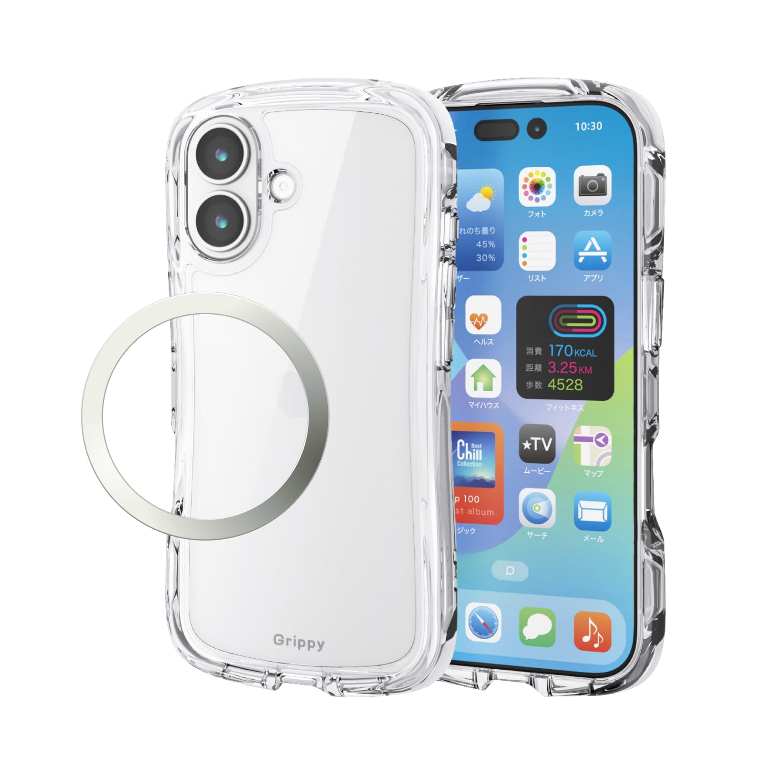 スマホアクセサリー ELECOM PM-A17MFLGGBL Amazon.co.jp: エレコム iPhone 17 ケース カバー クリア 耐衝撃 衝撃