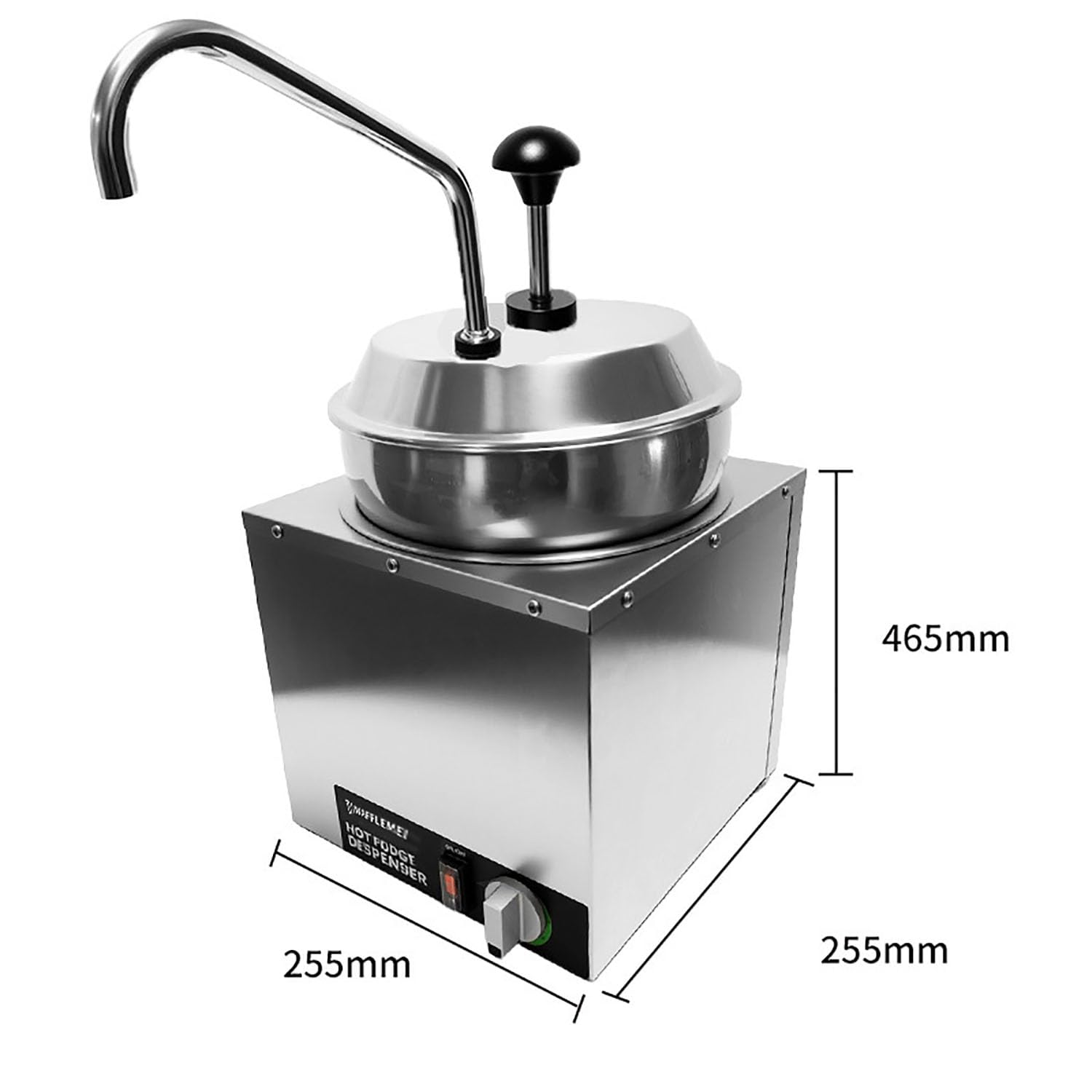Dispensador eléctrico de queso nacho, calentador de chocolate con ángulo ajustable de 360°, diseño de presión para abrir, calefacción y conservación del calor para dulce caliente, ketchup