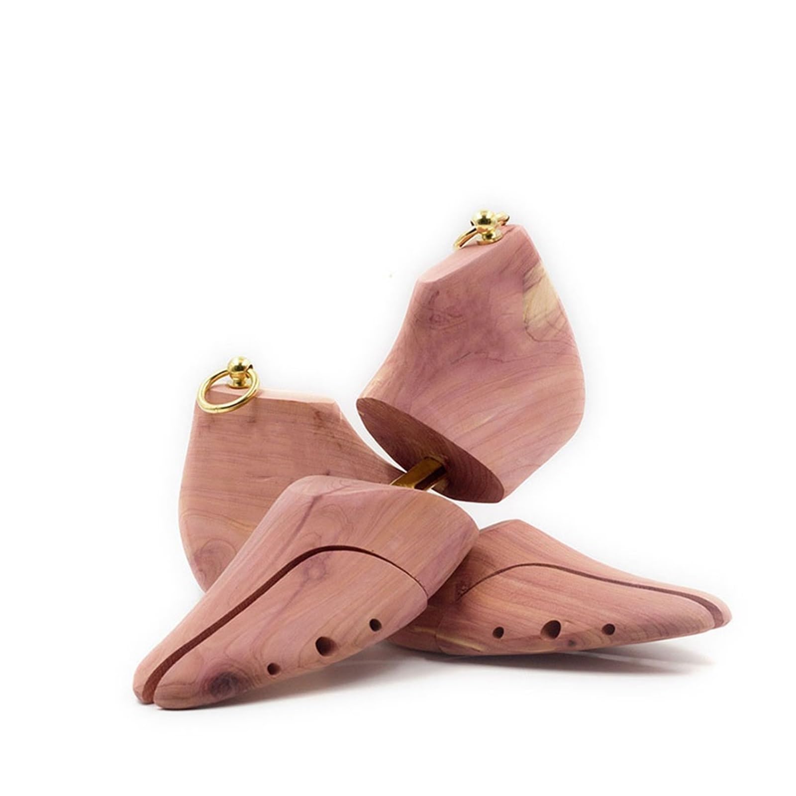 1 par de moldeadores de Zapatos Ajustables de Madera roja for Hombre, Soporte for árbol de Zapatos, Dispositivo expansor de Botas Adecuado para Botas O Zapatillas De Deporte(EU 41 42)