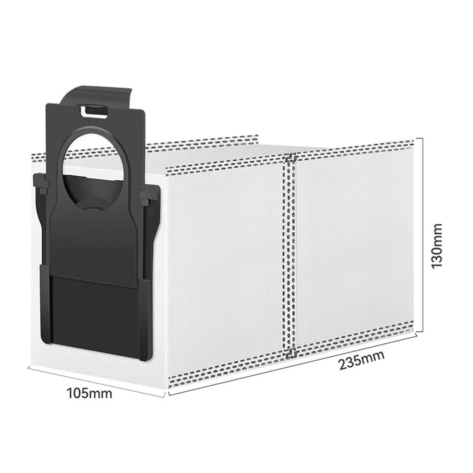 Kompatybilny z Dreame L10s Ultra Gen 2 / L30s Ultra Robot Vacuum Części zamienne Główne szczotki boczne Ściereczki do mopa Filtry HEPA Worki na kurz Akcesoria (WHITE)