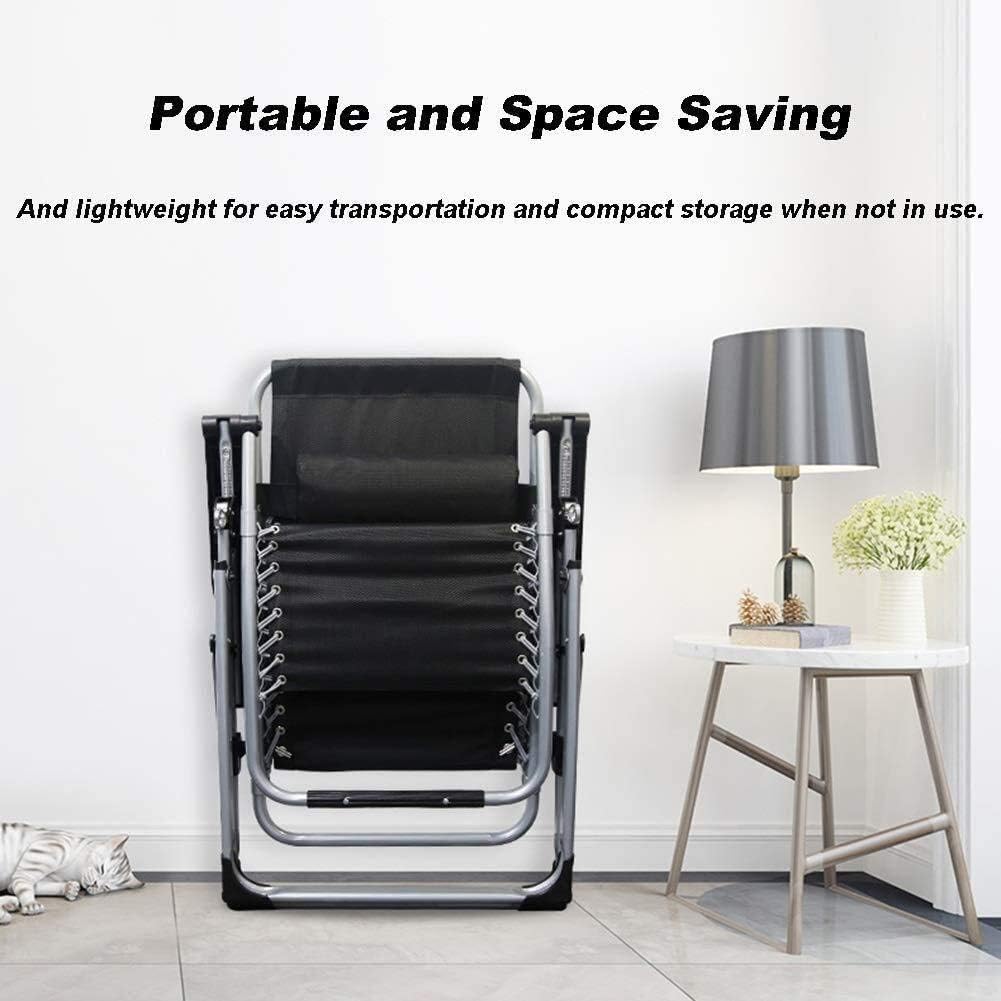 Sun Lounger Garden Chairs Folding Chair Camping Chairs Sun Loungers Zero Gravity Patio Deck Chair Reclining Garden Chair Outdoor Folding Portable Rocking Chair Supports 200kg (Color, Style 3),Style 1