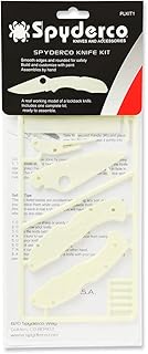 Spyderco Delica 4 Plastic Knife Kit - Glow-in-the-Dark and Easy Customization - PLKIT1