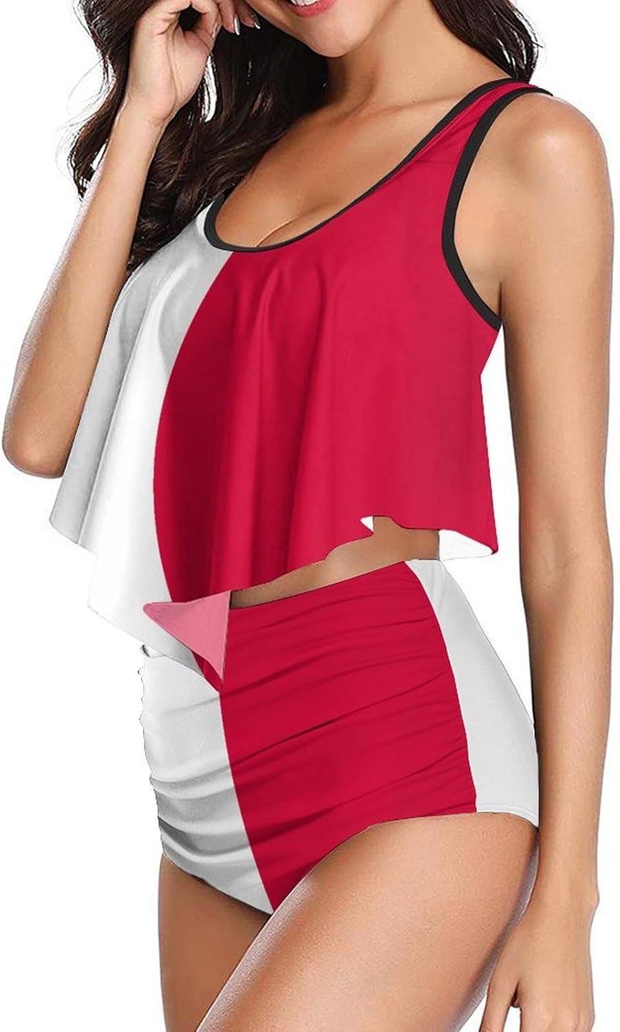 Women's Swimsuit Mozambique Flag Two-Piece Swimwear Sets Swimsuits