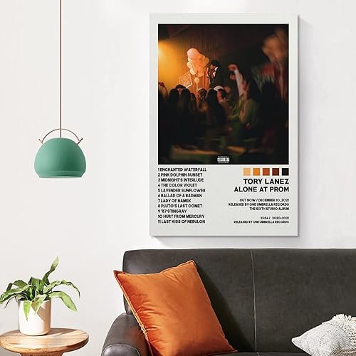 Miniatura 5 de EZKART Tory Lanez - Póster de lienzo con diseño de solos en el baile de graduación, pintura artística decorativa, sala de estar, dormitorio, regalo,