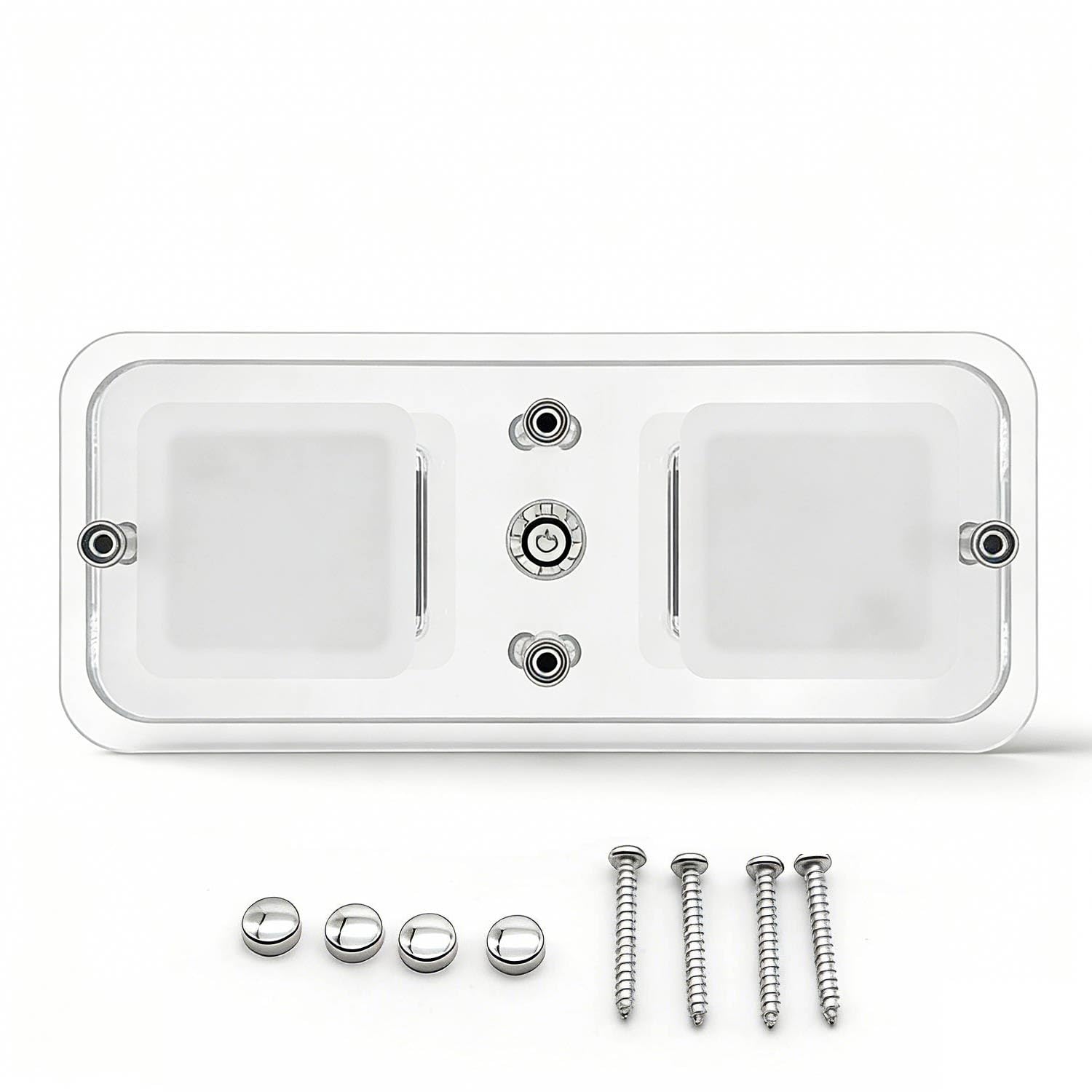 D-lite Lámpara de caravana con interruptor, 22 x 9 cm, blanco cálido