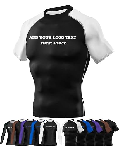 Speedwagon Foundation Rash Guard Custom Your Own Print Front & Back BJJ Foundation Rash Guard - Ranked ...