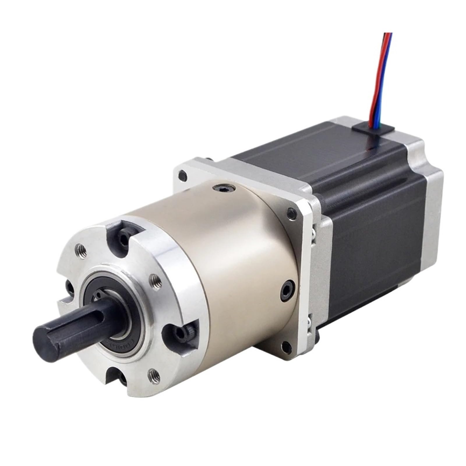 Motore Passo-Passo Motore Passo-Passo con Riduttore Nema 23 con Rapporto di Trasmissione 15:1, Riduttore epicicloidale, 2,8 A, bipolare, 4 conduttori, per Stampante 3D, Robot CNC