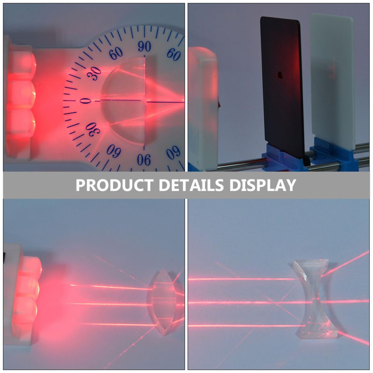 Kit de Aprendizaje de Luz 1 Juego de Plástico para Experimentos de Física | Herramienta de Experimentación de Luz, Equipo de Experimentación Estudiantil, Decoración Colegio