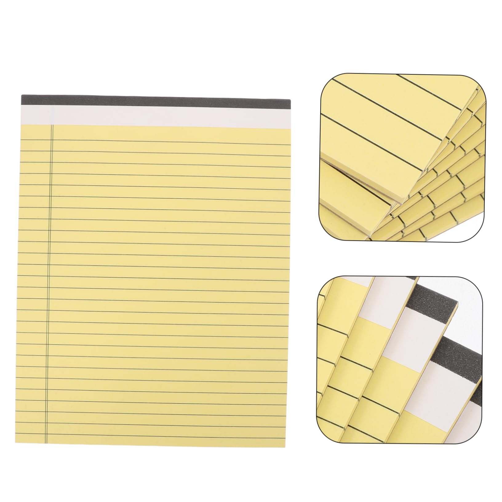 Blocco Note Legale Riduce Sprechi 30 Pagine Doppia Faccia Giallo 10 Pezzi Materiale Carta Ecologico per Prendere Appunti e Attività Quotidiane